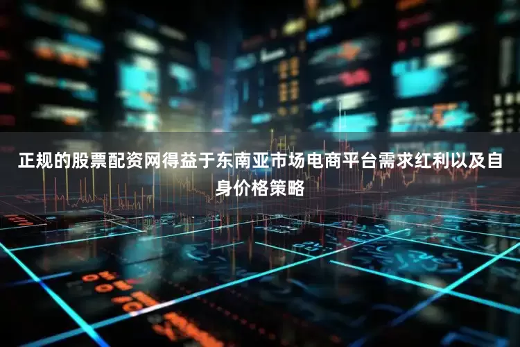 正规的股票配资网得益于东南亚市场电商平台需求红利以及自身价格策略